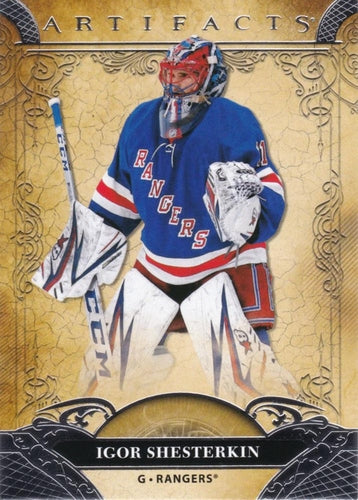 #98 Igor Shesterkin - New York Rangers - 2020-21 Upper Deck Artifacts Hockey