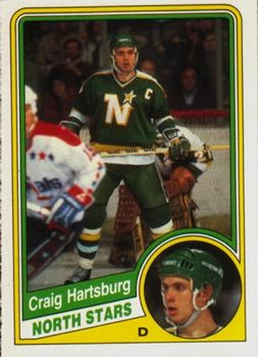 #98 Craig Hartsburg - Minnesota North Stars - 1984-85 O-Pee-Chee Hockey