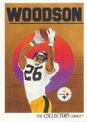 #98 Rod Woodson - Pittsburgh Steelers - 1991 Upper Deck Football