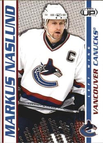 #98 Markus Naslund - Vancouver Canucks - 2003-04 Pacific Heads Up Hockey