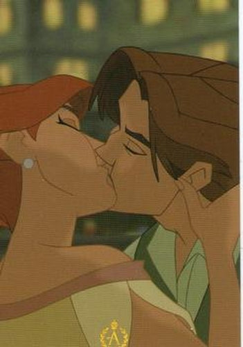 #98 Lovers together center - 1998 Upper Deck Anastasia