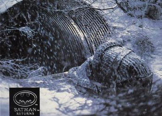 #98 The pram-prison, hurled into icy waters by Os - 1992 Stadium Club Batman Returns