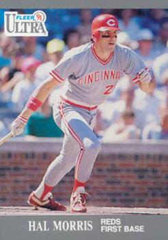 #98 Hal Morris - Cincinnati Reds - 1991 Ultra Baseball