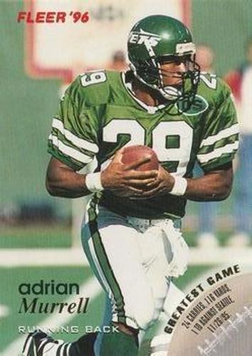 #98 Adrian Murrell - New York Jets - 1996 Fleer Football