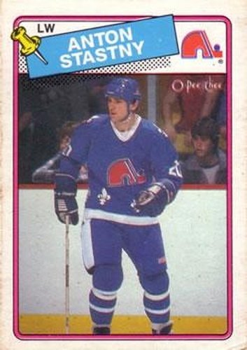 #98 Anton Stastny - Quebec Nordiques - 1988-89 O-Pee-Chee Hockey