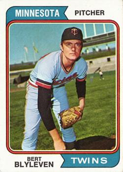 #98 Bert Blyleven - Minnesota Twins - 1974 Topps Baseball