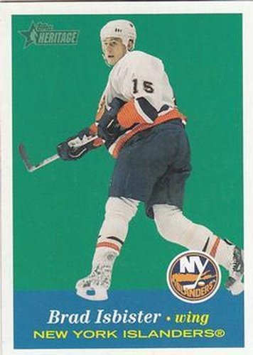 #98 Brad Isbister - New York Islanders - 2001-02 Topps Heritage Hockey