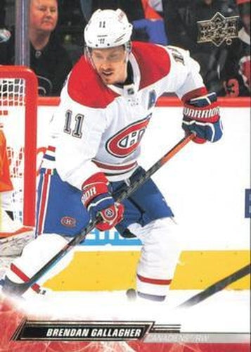 #98 Brendan Gallagher - Montreal Canadiens - 2022-23 Upper Deck Hockey