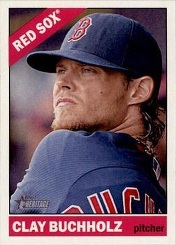 #98 Clay Buchholz - Boston Red Sox - 2015 Topps Heritage Baseball