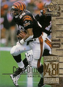 #98 Corey Dillon - Cincinnati Bengals - 1999 Upper Deck Century Legends Football