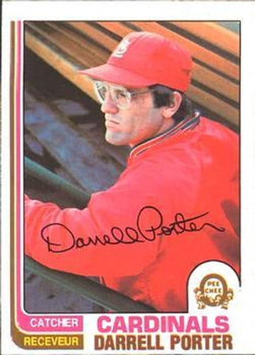 #98 Darrell Porter - St. Louis Cardinals - 1982 O-Pee-Chee Baseball
