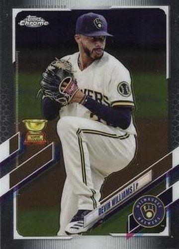 #98 Devin Williams - Milwaukee Brewers - 2021 Topps Chrome Baseball
