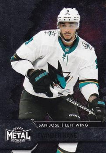 #98 Evander Kane - San Jose Sharks - 2020-21 Skybox Metal Universe Hockey
