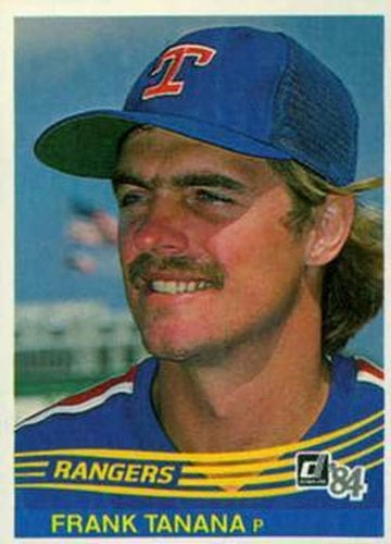 #98 Frank Tanana - Texas Rangers - 1984 Donruss Baseball