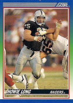 #98 Howie Long - Los Angeles Raiders - 1990 Score Football