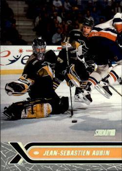 #98 Jean-Sebastien Aubin - Pittsburgh Penguins - 2000-01 Stadium Club Hockey