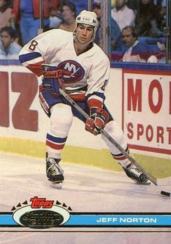 #98 Jeff Norton - New York Islanders - 1991-92 Stadium Club Hockey