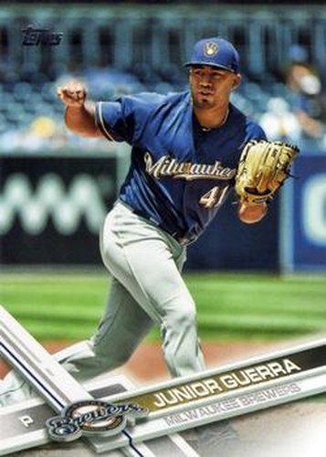 #98 Junior Guerra - Milwaukee Brewers - 2017 Topps Baseball