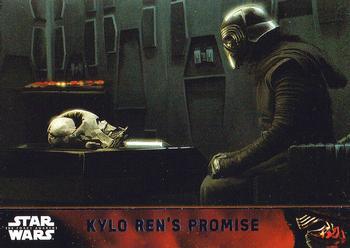 #98 Kylo Ren's Promise - 2015 Topps Star Wars The Force Awakens