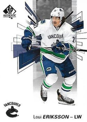 #98 Loui Eriksson - Vancouver Canucks - 2016-17 SP Authentic Hockey