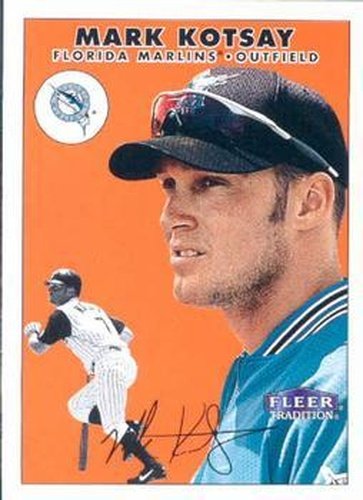 #98 Mark Kotsay - Florida Marlins - 2000 Fleer Tradition Baseball
