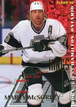 #98 Marty McSorley - Los Angeles Kings - 1994-95 Fleer Hockey