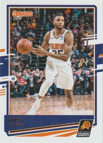 #98 Mikal Bridges - Phoenix Suns - 2020-21 Donruss Basketball