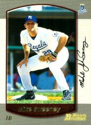 #98 Mike Sweeney - Kansas City Royals - 2000 Bowman Baseball