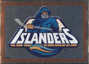 #98 New York Islanders Logo - New York Islanders - 1995-96 Panini Hockey Stickers