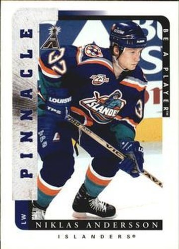 #98 Niklas Andersson - New York Islanders - 1996-97 Pinnacle Be a Player Hockey