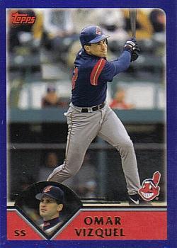 #98 Omar Vizquel - Cleveland Indians - 2003 Topps Baseball