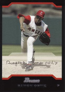 #98 Ramon Ortiz - Anaheim Angels - 2004 Bowman Baseball