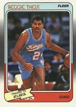 #98 Reggie Theus - Atlanta Hawks - 1988-89 Fleer Basketball