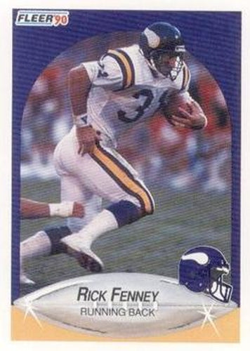 #98 Rick Fenney - Minnesota Vikings - 1990 Fleer Football