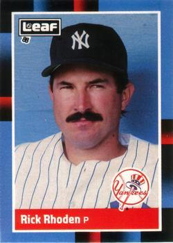 #98 Rick Rhoden - New York Yankees - 1988 Leaf Baseball