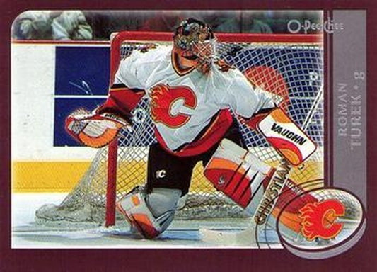 #98 Roman Turek - Calgary Flames - 2002-03 O-Pee-Chee Hockey