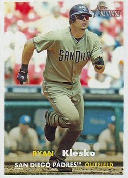 #98 Ryan Klesko - San Diego Padres - 2006 Topps Heritage Baseball