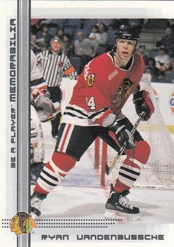 #98 Ryan VandenBussche - Chicago Blackhawks - 2000-01 Be a Player Memorabilia Hockey