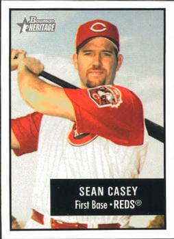 #98 Sean Casey - Cincinnati Reds - 2003 Bowman Heritage Baseball