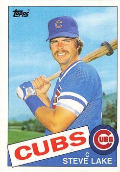 #98 Steve Lake - Chicago Cubs - 1985 Topps Baseball