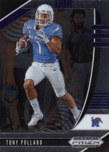 #98 Tony Pollard - Memphis Tigers - 2020 Panini Prizm Draft Picks Football