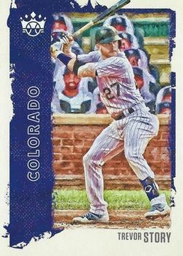 #98 Trevor Story - Colorado Rockies - 2021 Panini Diamond Kings Baseball