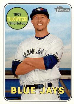 #98 Troy Tulowitzki - Toronto Blue Jays - 2018 Topps Heritage Baseball