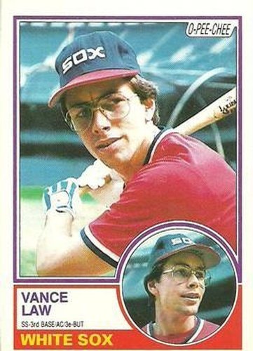 #98 Vance Law - Chicago White Sox - 1983 O-Pee-Chee Baseball
