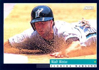 #98 Walt Weiss - Florida Marlins -1994 Score Baseball