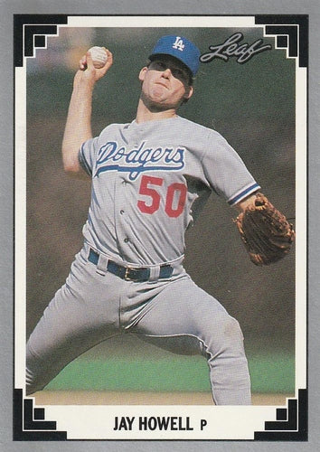 #98 Jay Howell - Los Angeles Dodgers - 1991 Leaf Baseball