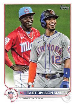 #98 NL East Division Smiles - New York Mets / Miami Marlins - 2022 Topps Baseball