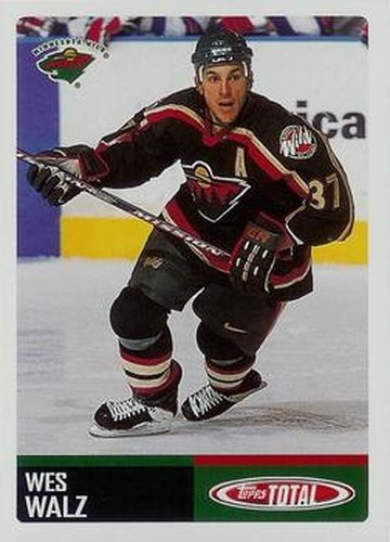 #98 Wes Walz - Minnesota Wild - 2002-03 Topps Total Hockey