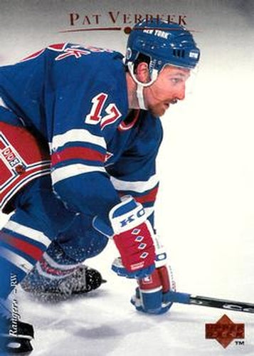 #98 Pat Verbeek - New York Rangers - 1995-96 Upper Deck Hockey