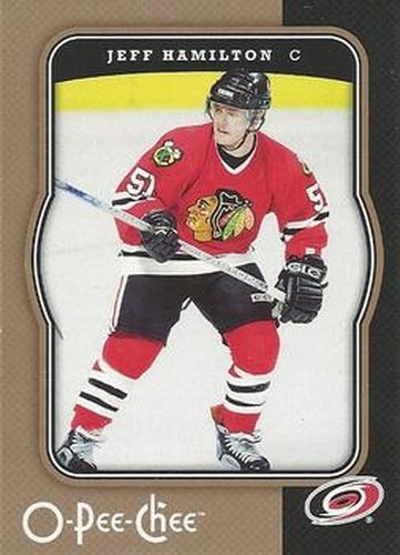 #98 Jeff Hamilton - Carolina Hurricanes - 2007-08 O-Pee-Chee Hockey